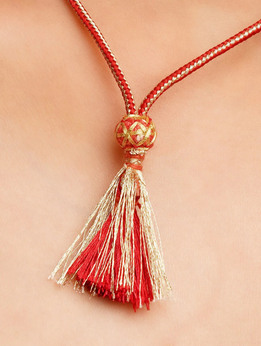 Women Red Flexi Alloy Necklace Sets