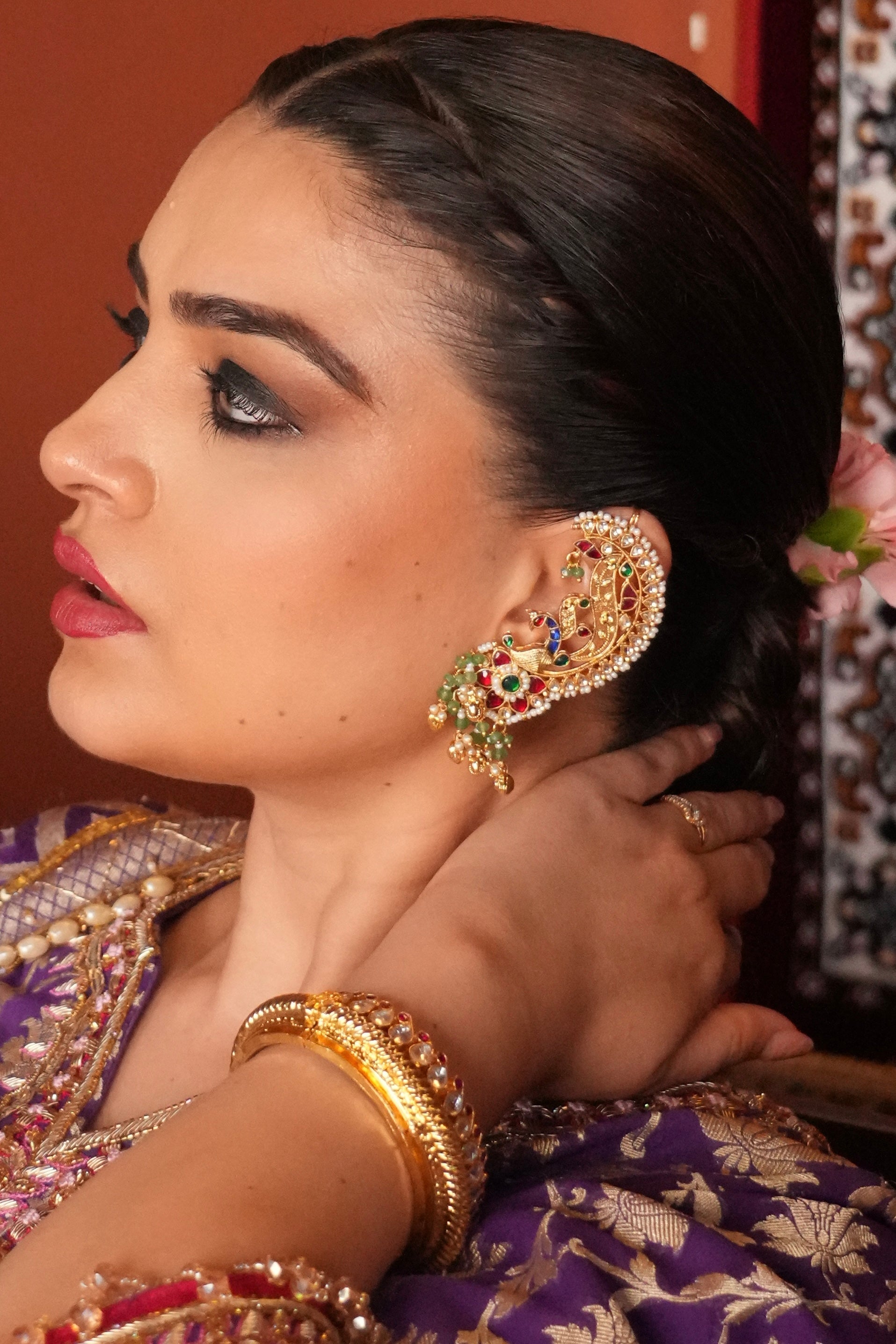 Jadau Ear Cuff